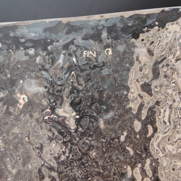 Vintage 🇫🇮  Iittala | " Linearia " square, textured vase - Picture 16 of 16